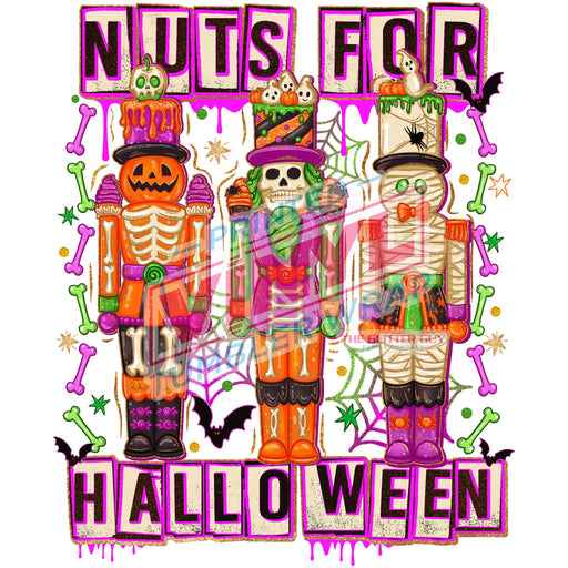 Printed Decal - Nuts For Halloween | Decals from The Glitter Guy