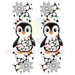 Printed Decal - Penguin Lights Accent | Decals from The Glitter Guy