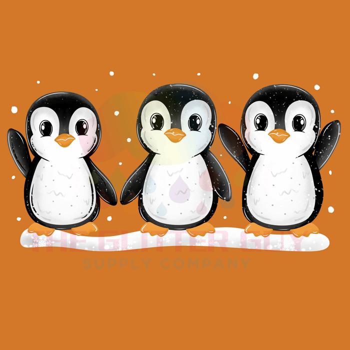 Printed Decal - Penguins | Decals from The Glitter Guy