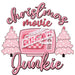 Printed Decal - Pink Christmas Junkie | Decals from The Glitter Guy