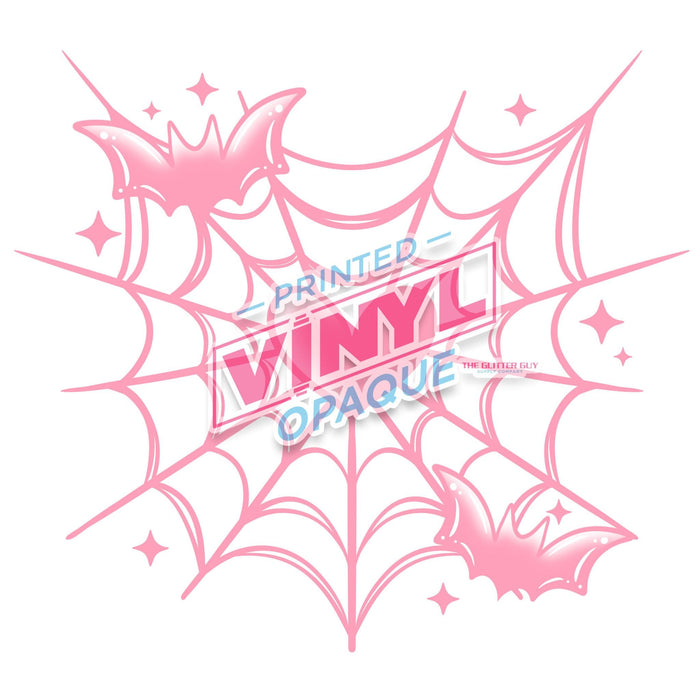 Printed Decal - Pink Web Heart | Decals from The Glitter Guy