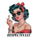 Printed Decal - Respectfully | Decals from The Glitter Guy