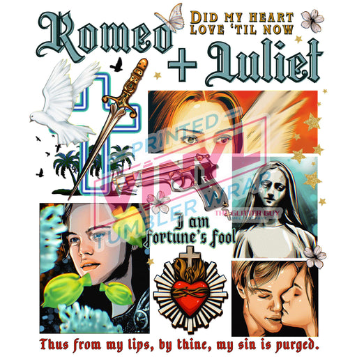Printed Decal - Romeo & Juliet | Decals from The Glitter Guy