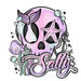 Printed Decal - Salty Mermaid Skellie | Decals from The Glitter Guy