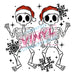 Printed Decal - Santa Skellies | Decals from The Glitter Guy