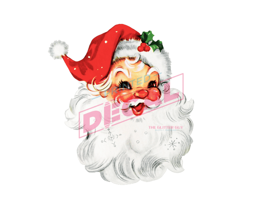 Printed Decal - Santa | from The Glitter Guy