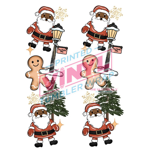 Printed Decal - Santa Town Accent 533 | Decals from The Glitter Guy