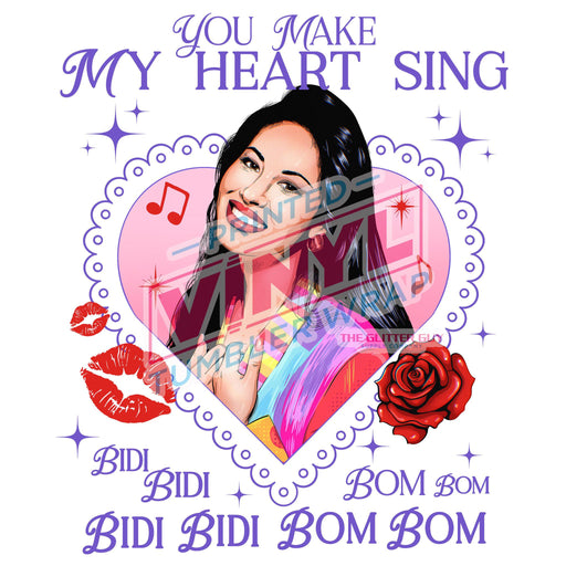 Printed Decal - Selena | Decals from The Glitter Guy