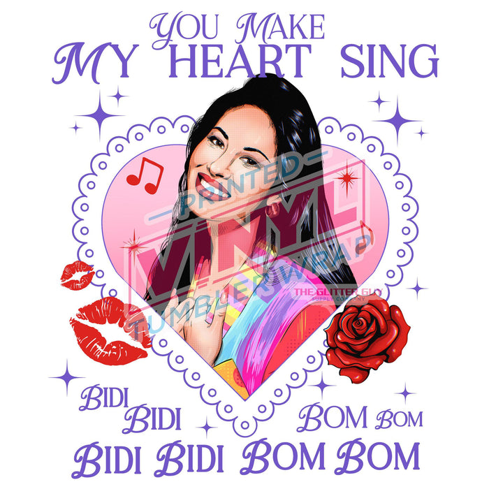 Printed Decal - Selena | Decals from The Glitter Guy