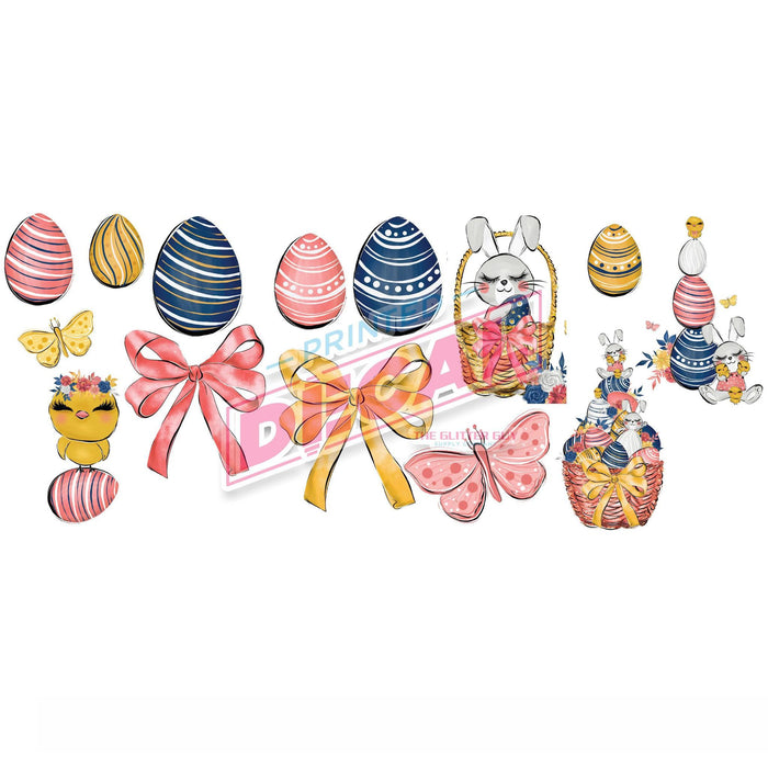 Printed Decal Sheet - Easter Jammers | Decals from The Glitter Guy
