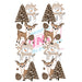Printed Decal - Snowman & Deer Accents | Decals from The Glitter Guy