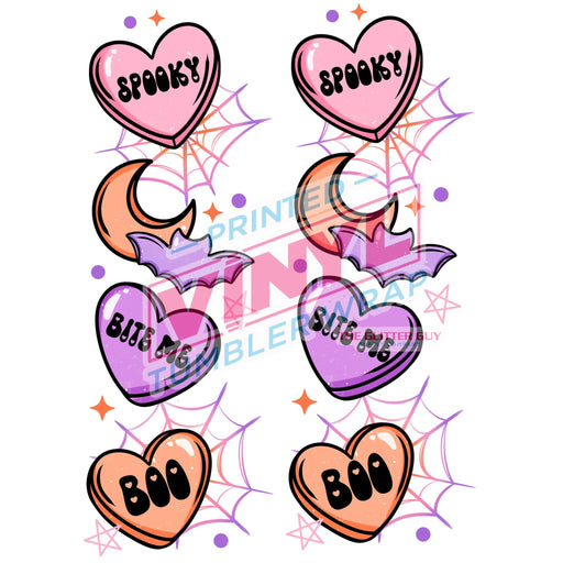 Printed Decal - Spooky Candy Accents | Decals from The Glitter Guy