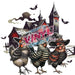 Printed Decal - Spooky Chickens | from The Glitter Guy