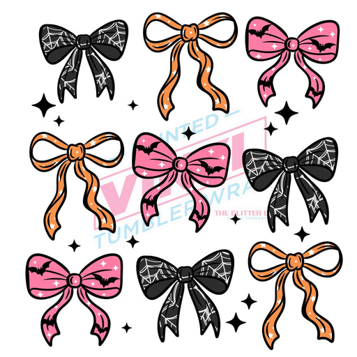Printed Decal - Spooky Girl Bows | Decals from The Glitter Guy