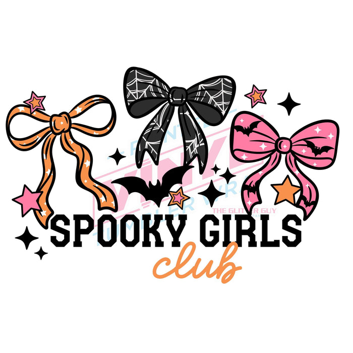 Printed Decal - Spooky Girls Club | Decals from The Glitter Guy