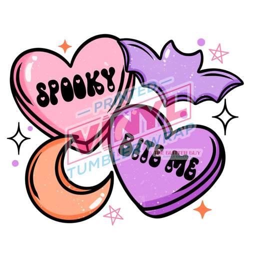 Printed Decal - Spooky Hearts | Decals from The Glitter Guy