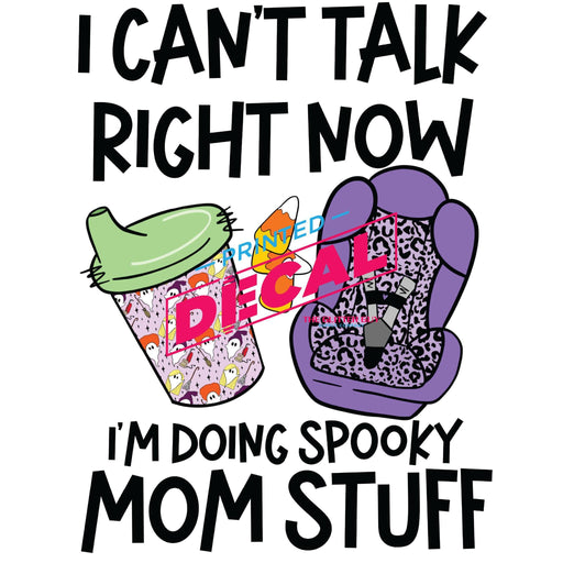Printed Decal - Spooky Mom Stuff | Decals from The Glitter Guy