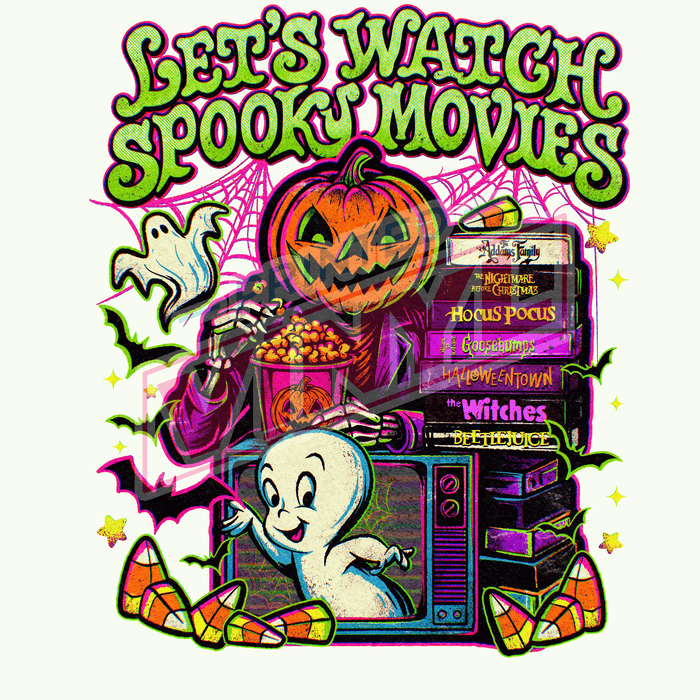 Printed Decal - Spooky Movies | Decals from The Glitter Guy
