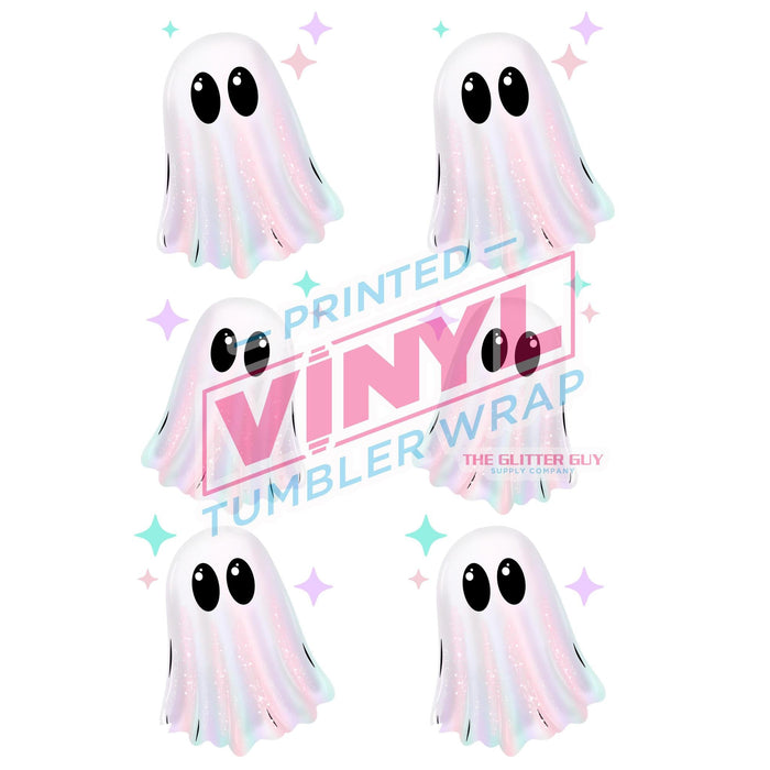 Printed Decal - Spooky Pastel Ghosts | Decals from The Glitter Guy