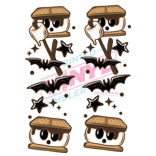Printed Decal - Spooky Smores Accent | Decals from The Glitter Guy