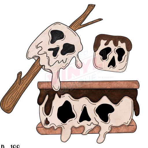 Printed Decal - Spooky Smores | Decals from The Glitter Guy
