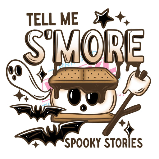 Printed Decal - Spooky Smores Stories | Decals from The Glitter Guy