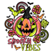 Printed Decal - Spooky Vibes Neon | Decals from The Glitter Guy