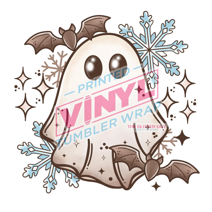 Printed Decal - Spooky Winter Ghostie | Decals from The Glitter Guy