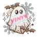 Printed Decal - Spooky Winter Ghostie | Decals from The Glitter Guy