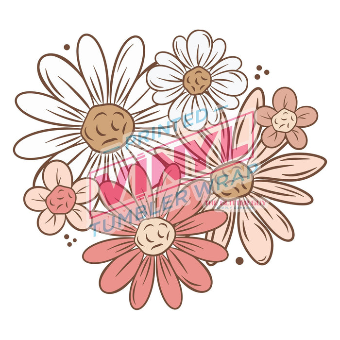 Printed Decal - Spring Florals | Decals from The Glitter Guy