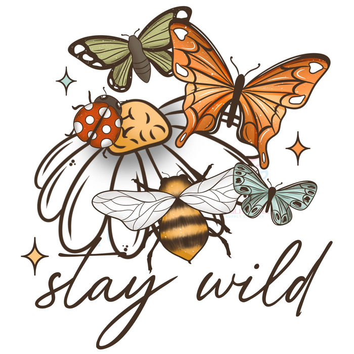Printed Decal - Stay Wild | Decals from The Glitter Guy