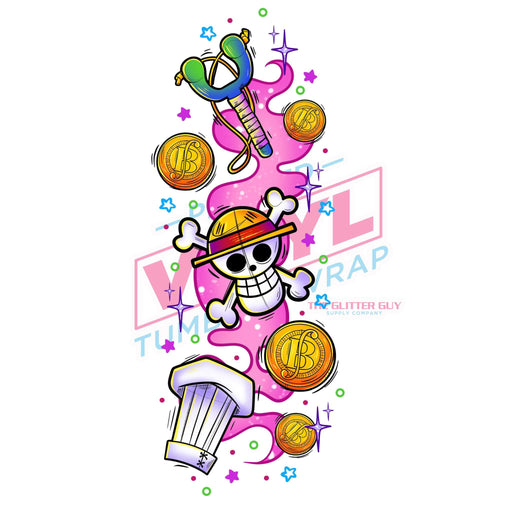 Printed Decal - Straw Hats Asset | Decals from The Glitter Guy