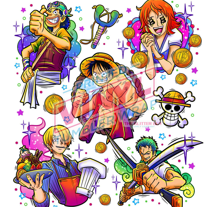 Printed Decal - Straw Hats | Decals from The Glitter Guy