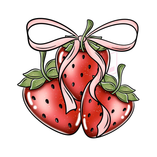 Printed Decal - Strawberry Season Fruit | Decals from The Glitter Guy