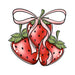 Printed Decal - Strawberry Season Fruit | Decals from The Glitter Guy