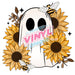 Printed Decal - Sunflower Ghost | Decals from The Glitter Guy