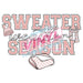 Printed Decal - Sweater Weather Season | Decals from The Glitter Guy