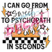 Printed Decal - Sweety To Psycho | Decals from The Glitter Guy