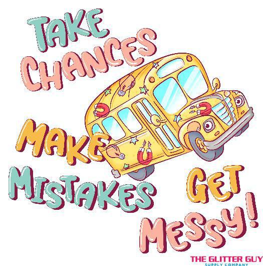 Printed Decal - Take Chances | Decals from The Glitter Guy