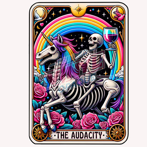 Printed Decal - The Audacity Tarot Card | from The Glitter Guy