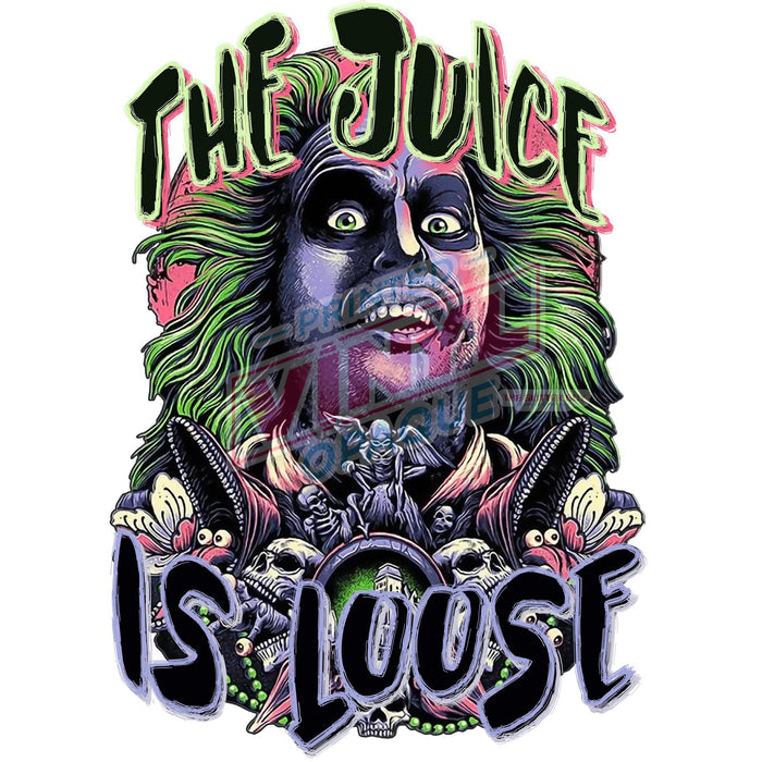 Printed Decal - The Juice Is Loose | from The Glitter Guy