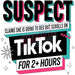 Printed Decal - Tiktok Suspect | Decals from The Glitter Guy