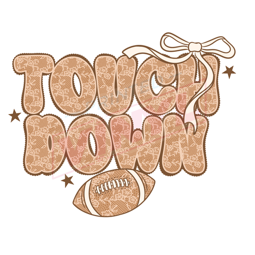 Printed Decal - Touchdown Lace | Decals from The Glitter Guy