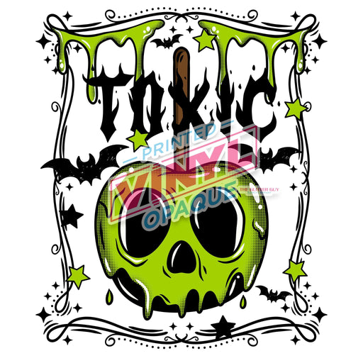Printed Decal - Toxic | Decals from The Glitter Guy