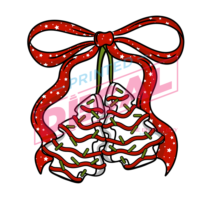 Printed Decal - Tree Cake Cherries | Decals from The Glitter Guy