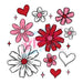 Printed Decal - Valentines Florals | Decals from The Glitter Guy