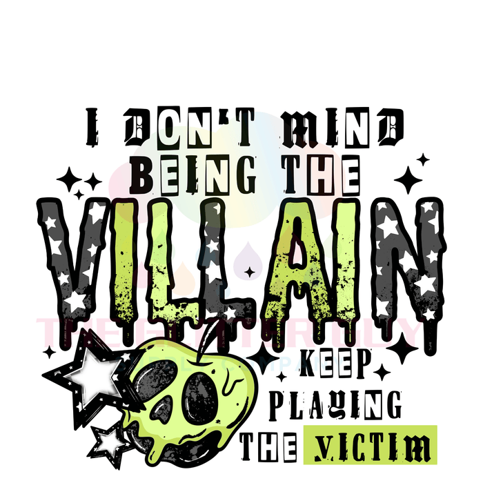 Printed Decal - Villain | Decals from The Glitter Guy