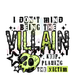 Printed Decal - Villain | Decals from The Glitter Guy
