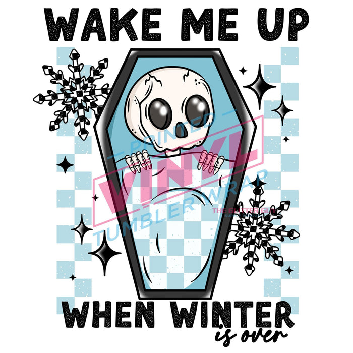 Printed Decal - Wake Me Up Warm | Decals from The Glitter Guy