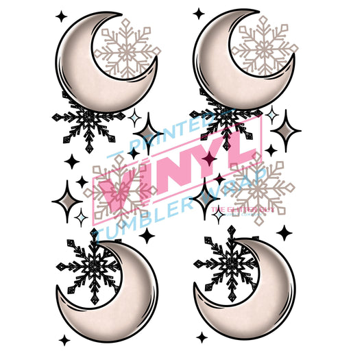 Printed Decal - Winter Bat Accents | Decals from The Glitter Guy